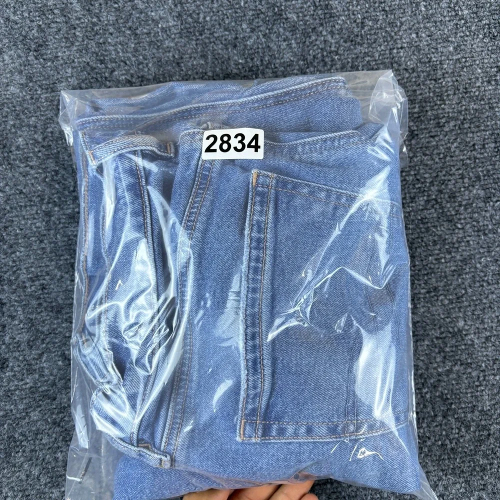 American Eagle Outfitters Strigid Jeans Women 29x29 Blue Denim Cotton Distressed - Picture 13 of 13